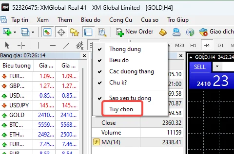 Fibonacci Retracement MT4 1