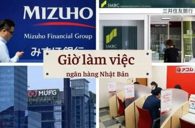 Các ngân hàng Nhật Bản làm việc từ mấy giờ năm 2024