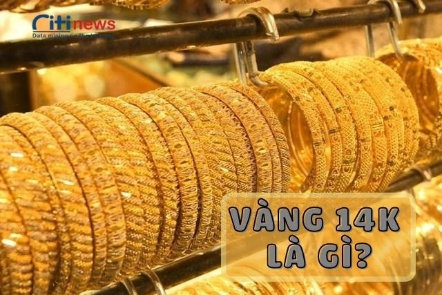 Vàng 14k là có chứa 58,3% vàng nguyên chất