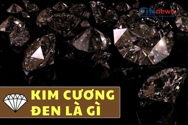 Kim cương đen tự nhiên có màu mờ đục, bề mặt rỗ, xốp