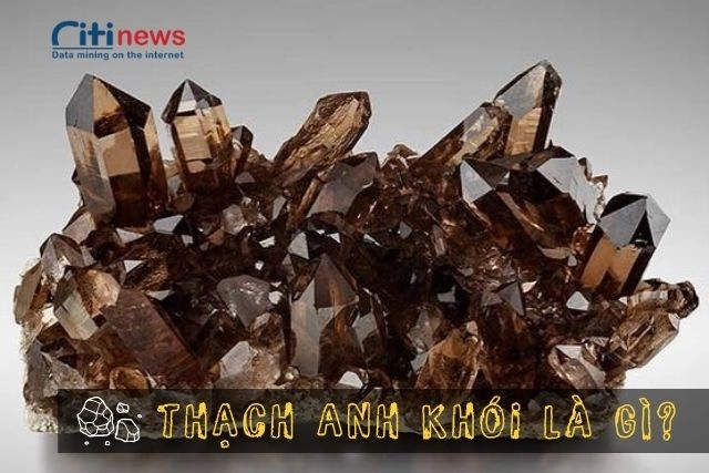 Thạch anh khói là gì? - Đây là một loại đá quý màu nâu lấp lánh ánh vàng kim