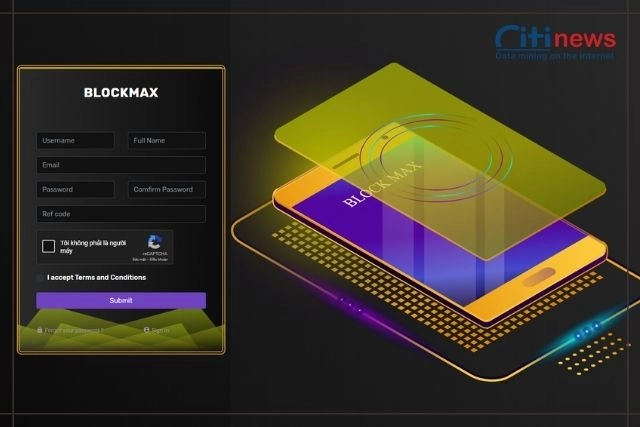 Hướng dẫn tạo tài khoản trên Blockmax