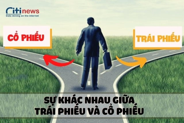 Sự khác nhau giữa cổ phiếu và trái phiếu