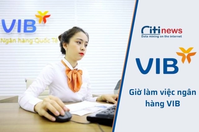 Giờ làm việc của ngân hàng VIB