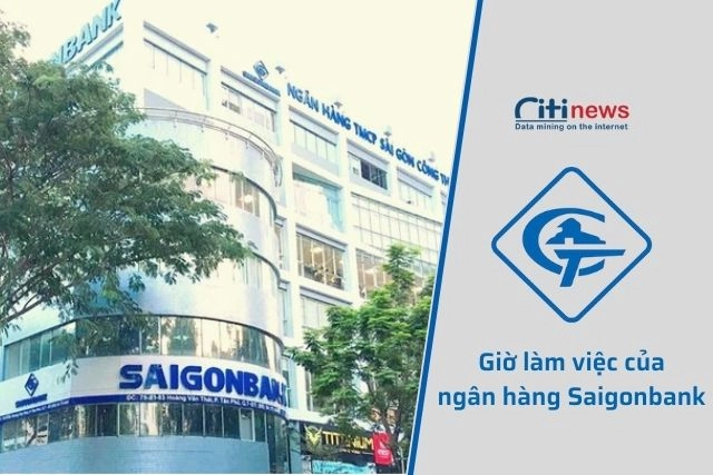 Cập nhật thời gian làm việc của ngân hàng Saigonbank