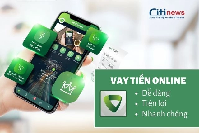 Điều kiện, hồ sơ, thủ tục đăng ký vay tiền online tại Vietcombank