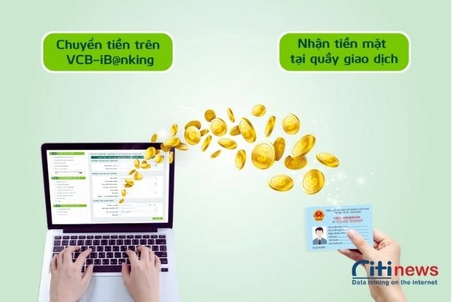 Các cách chuyển tiền qua Vietcombank