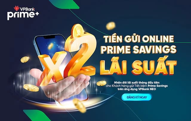 Lãi suất tiết kiệm online VPBank cao hơn khi sử dụng mobile banking