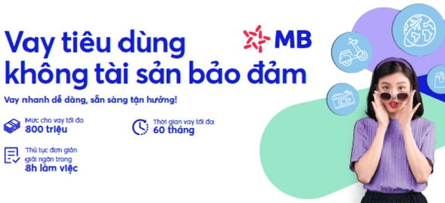 Vay tiền ngân hàng MBbank tín chấp có nhiều ưu đãi?