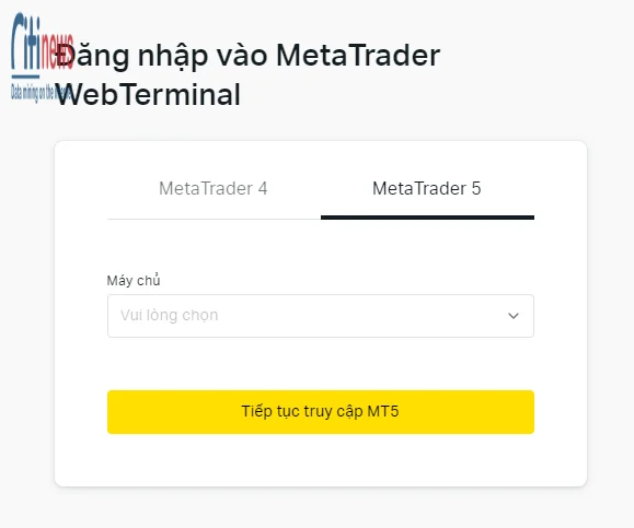 Cách sử dụng MT4/MT5 WebTrader của Exness 4